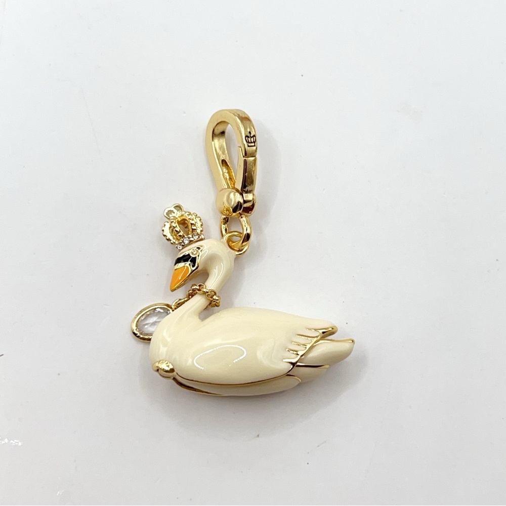 Juicy Couture swan charm